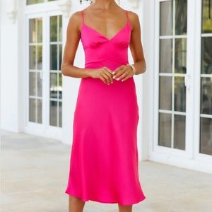 Hello Molly Satin Dress